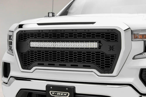 GMC Sierra 1500 2019-2022 Stealth Laser Torch Grille, Black, Mild Steel, 1 Pc, Insert - PN #7312281-BR