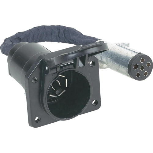 6-Round Hopkins Towing Solutions to 7-Blade Adapter, Model# 47435