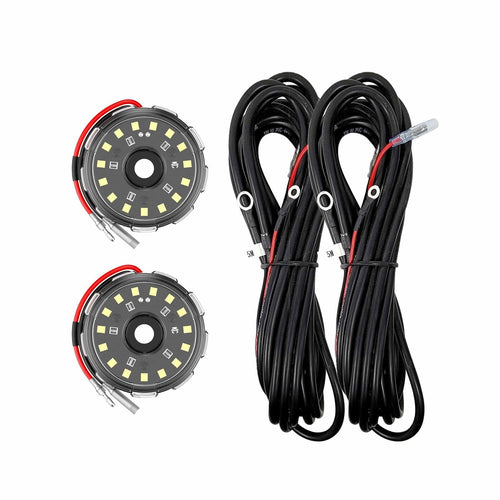 Two-Light KC HiLiTES Add-On Cyclone V2 Kit - Clear - 5.0 Meters Long