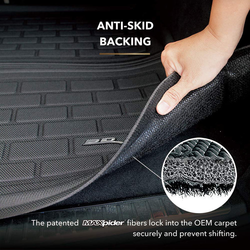 Custom Fit 3D MAXpider Seatback Protector (Black) Compatible with Chevrolet Equinox EV 2024-2026 - Seatback Protector