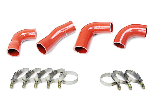 Transmission Oil Cooler Hose Kit HPS Orange Compatible/Replacement for 2007-2016 Mack Trucks MP7 Engine OE Part # 85134464, 21794125, 21251570, 21794132, 21794129, 57-1722