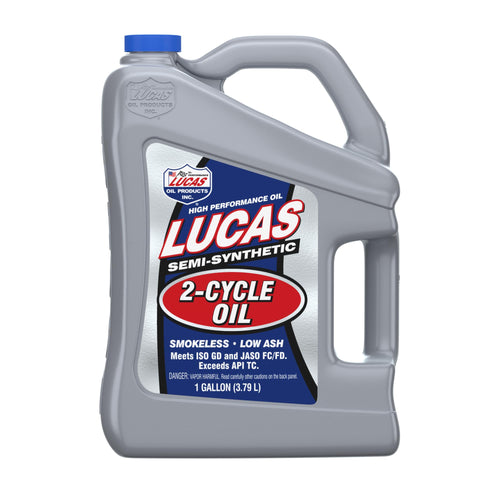 Semi-Synthetic Lucas Oil 10115 2-Cycle Motor Oil - 1 Gallon