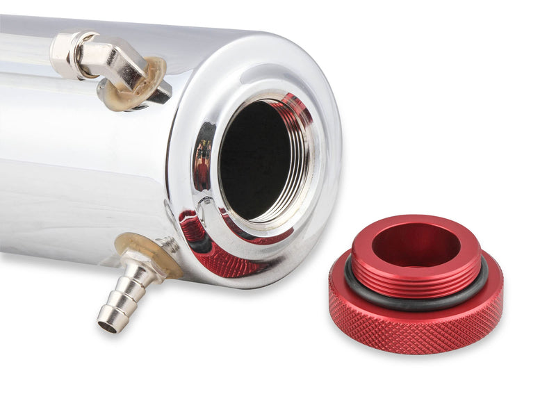 Stainless Mr. Gasket Radiator Fluid Reservoir 9135