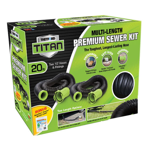 Titan 20 Foot Premium RV Sewer Hose Kit - Thetford TITAN 17902