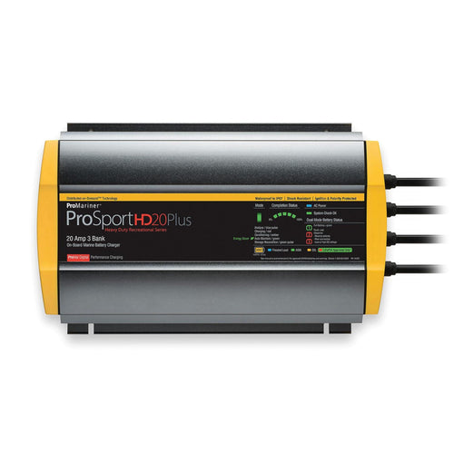 ProSport HD 44021 ProMariner Waterproof Marine Battery Charger, 20 Amp, 3 Bank