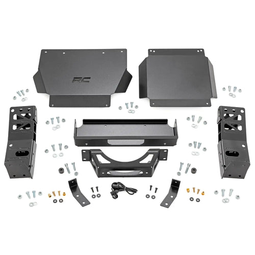 Hidden Winch Mount for Toyota Tacoma 4WD (2024) - Rough Country Fits PRO9500S/PRO12000S Series Winch (Winch Mount Only)