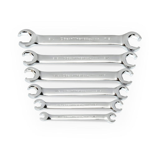 6 Pc. GEARWRENCH Flare Nut Wrench Set, SAE - 81907