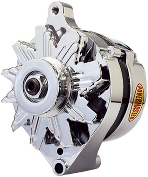 Alt Ford 1G Chrome Powermaster 75A 1V Pulley 1-Wire
