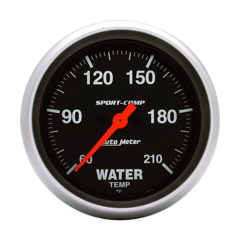 Auto Meter Sport-Comp 3569 Electric Low Temperature Water Gauge