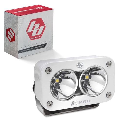 S2 Pro Baja Designs White LED Light Pod (Spot; Clear)