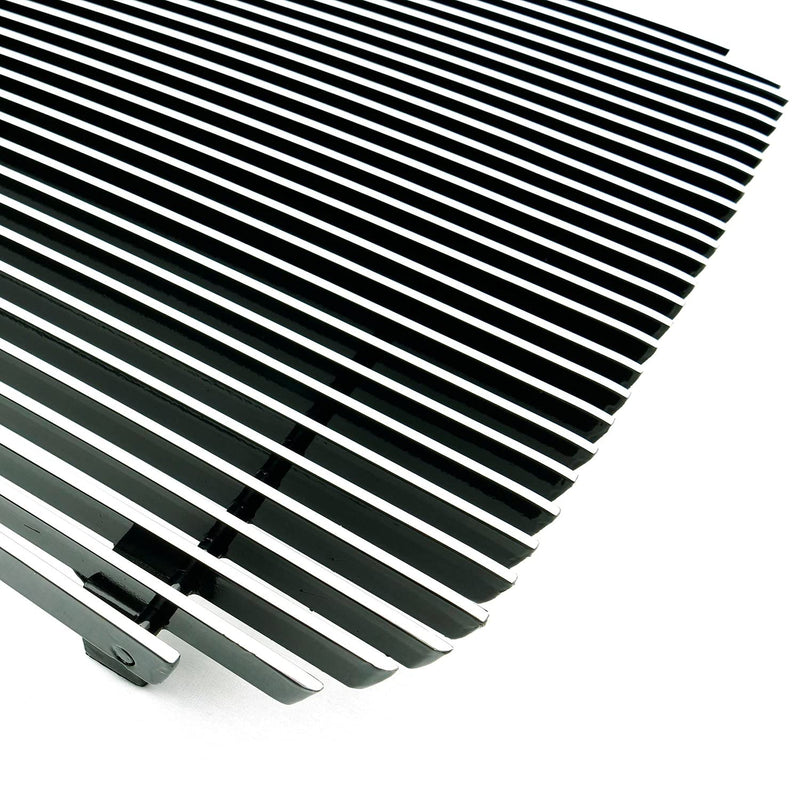 T-Rex Grilles 2015-2019 Sierra HD Billet Grilles, Polished, 1 Pc, Insert - PN #20211, Black