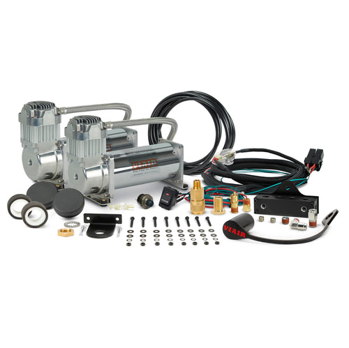 Mounted Dual Chrome 444 Viair System (VMS), 200PSI