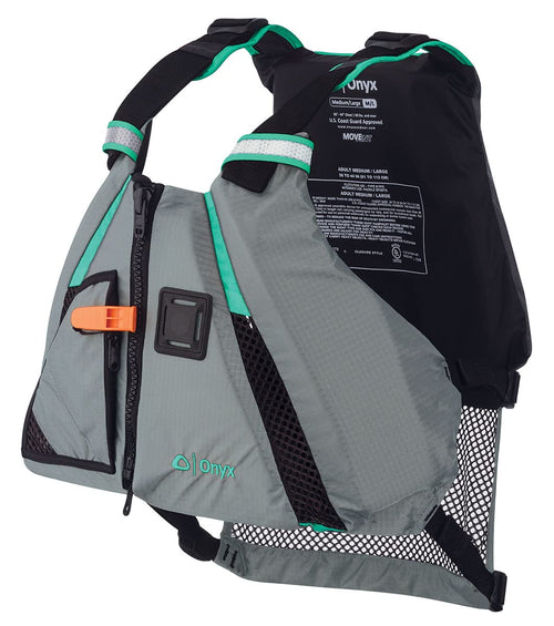 MoveVent Onyx Dynamic Paddle Sports Life Vest, Aqua, XL/2XL