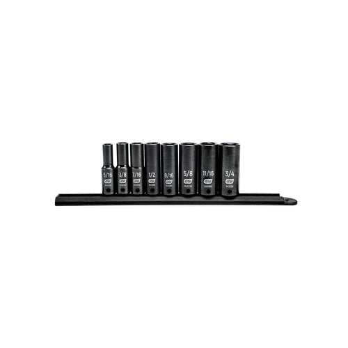 8 Pc. GEARWRENCH 3/8" Drive 6 Pt. Deep Impact Socket Set, SAE - 84915N