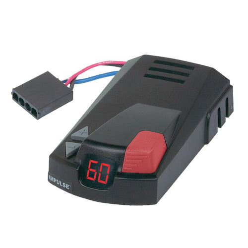 Hopkins Impulse 47235 Plug-in Simple Brake Control, Mounts At Any Angle, Controls Up To 6 Trailer Brakes
