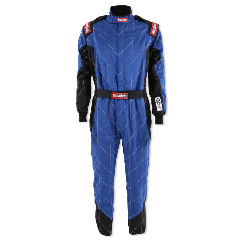 Chevron-5 RaceQuip® Driving Suit SFI 3.2A/5 Double Layer Blue 2XL