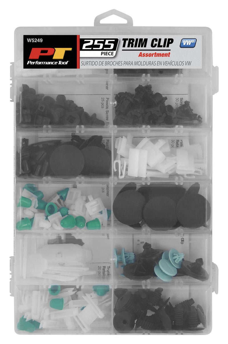 W5249 Performance Tool 255pc Volkswagen Trim Clip