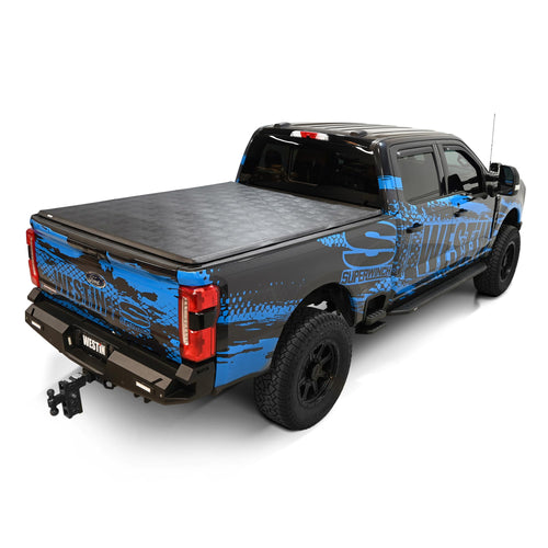 19-21005 Westin Soft Tri-Fold Tonneau Cover fits 2017-2026 F-250 F-350 Super Duty 6'75" Bed