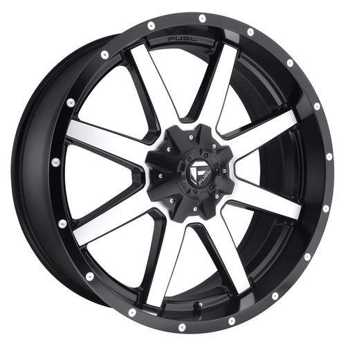 D537 1PC Fuel 20X9 6X135/5.5 MT-BLK-MACH 01MM - D53720909850