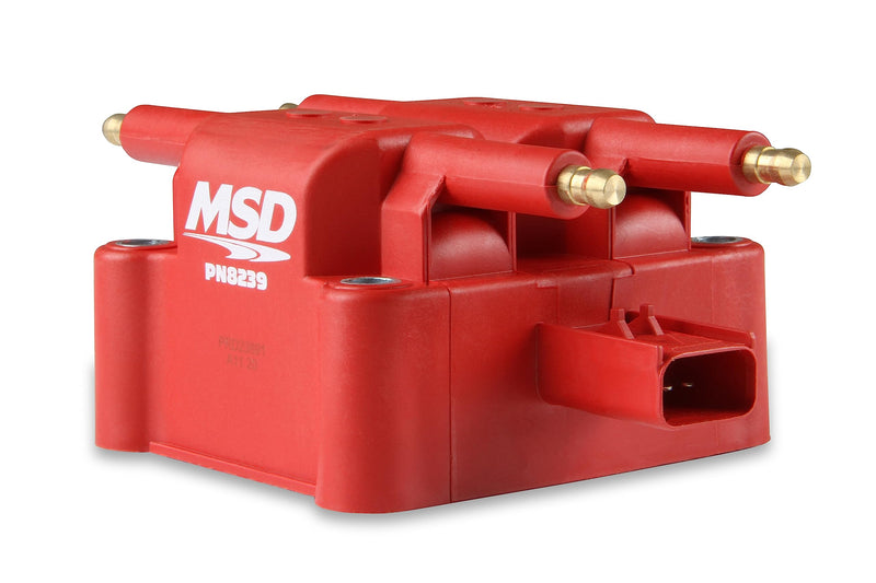 Individual MSD 8239 Ignition Coil, Red