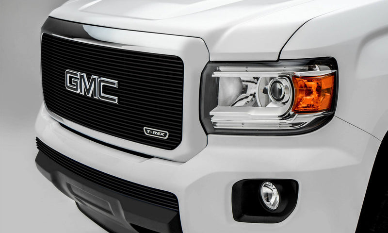 2015-2020 GMC Canyon Billet Grille, T-Rex Grilles, Black, 1 Pc, Insert - PN #20371B