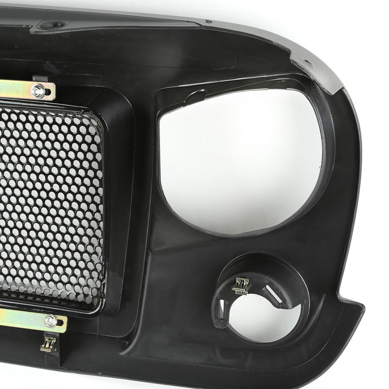 Spartan Grille, Satin Black | Rugged Ridge | 12034.01 | Fits 2007-2018 Jeep Wrangler JK
