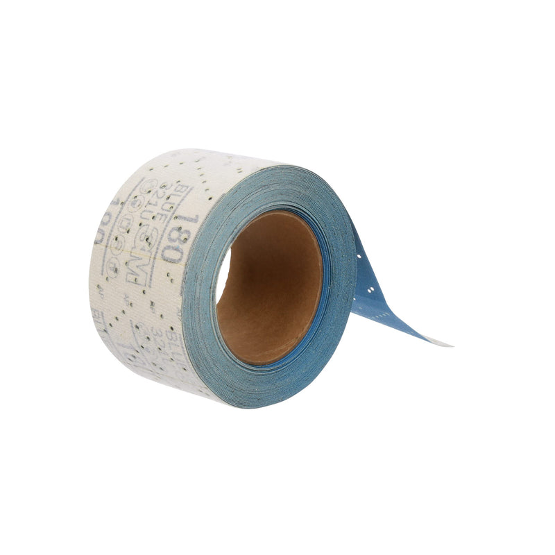 3M Hookit Blue Abrasive Roll Sheet, 36191, Multi-Hole, 2.75 in x 13 yd, 180+ Grade, Automotive Sanding Sandpaper for Coating Removal, Body Repair, Auto Sanding