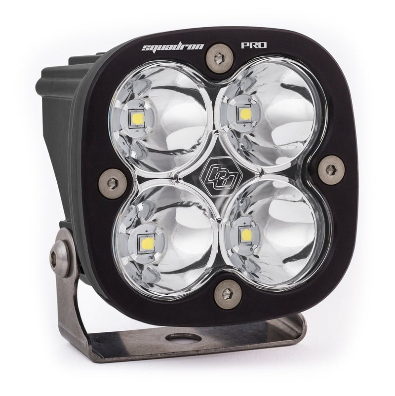 Baja Designs Black Squadron Pro LED Light Pod (Spot; Clear)