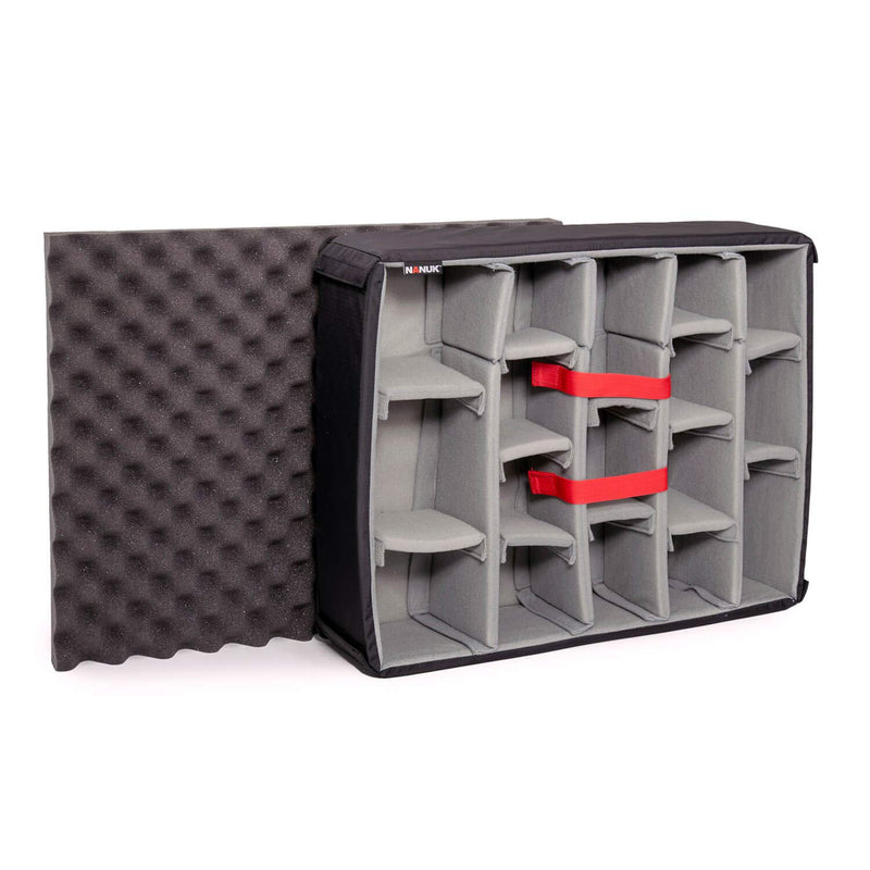 Waterproof Nanuk 945 Hard Case with Padded Dividers - Silver