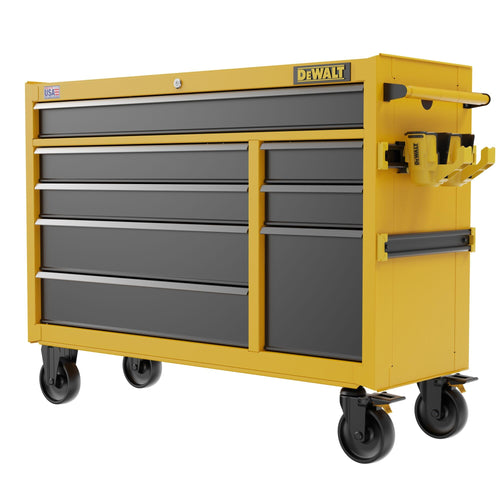 DEWALT 52 Inch Rolling Tool Chest with 8 Drawers, 100lb Drawer Capacity, DEWALT Workshop Storage System Compatible (DWST52082)