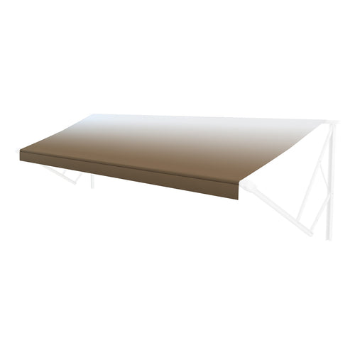 Solera Heavy-Duty Universal Fit Vinyl RV Patio Awning Replacement Fabric Sand Fade (White when Closed) 20' Awning (19'4" Fabric)