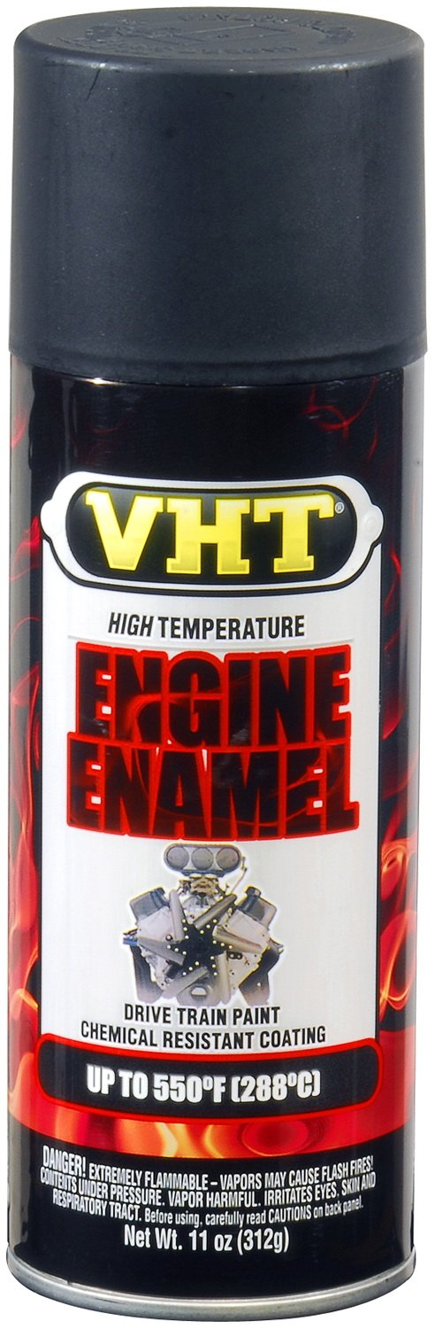 VHT 550° Engine Enamel High Heat Spray Paint – Satin Black GM – 11 oz. Aerosol Can