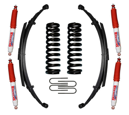 Skyjacker Suspension Lift Kit 174PKS-H w/Shock 4 in. Lift Incl. Front/Rear Springs Rear U Bolt Kit