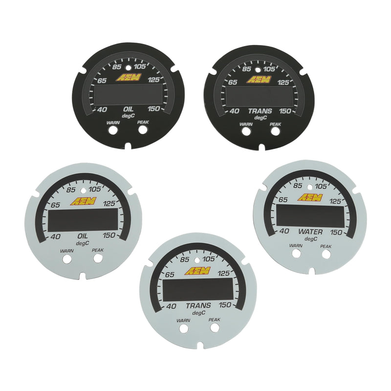 X-Series AEM 30-0302-ACC Temperature Gauge, White