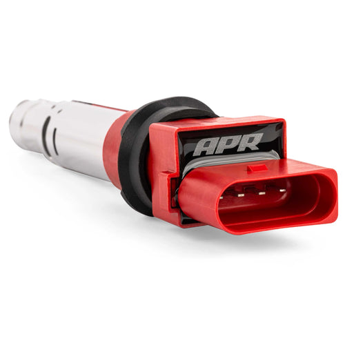 APR MS100244 Ignition Coil (Red) for Select Audi, Porsche, and VW Volkswagon VR6 (2.8L/3.2L/3.6L 24v Engines) Models - Direct Replacement for OEM Stock Parts - 1 Pack