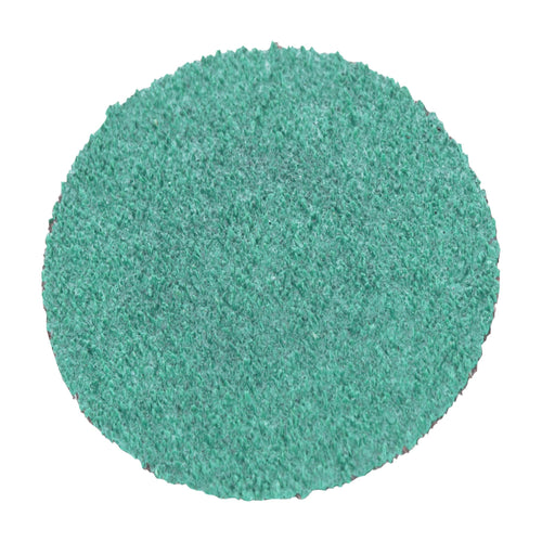 3M Green Corps 36536 Roloc Disc, 80+ Grit, 3 in, Pack of 25 Heavy Duty, Quick Change Discs for Grinding, Coating Removal, Fast Cutting