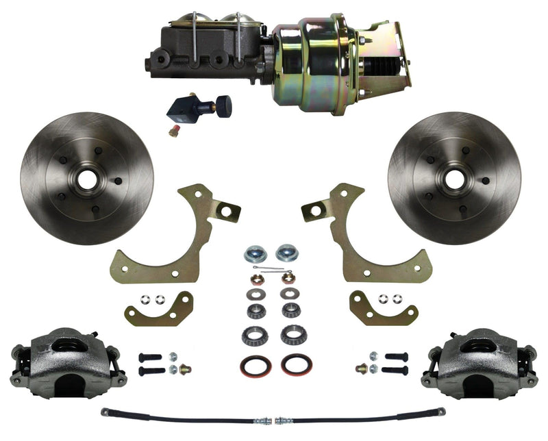 Power LEED BRAKES Front Disc Brake Conversion Kit With Adjustable Proportioning Valve
