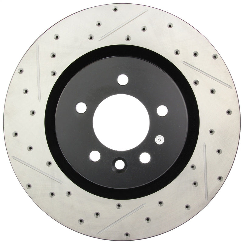 Sport Drilled/Slotted Brake Rotor StopTech 127.22011R (Front Right), 1 Pack