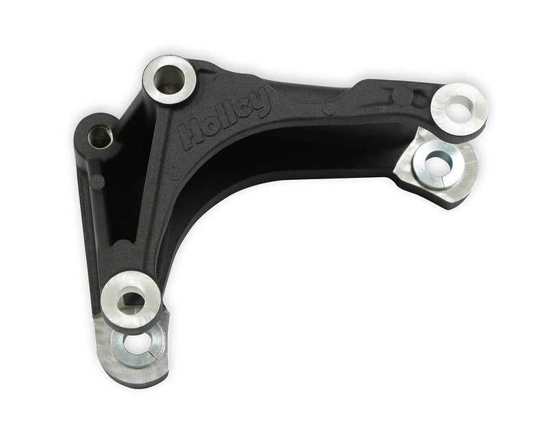 20-166BK Holley Alternator Bracket Black