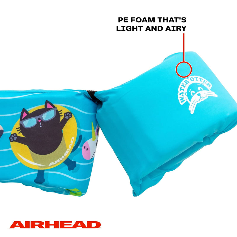 Airhead Classic Water Otter Life Jacket, Flotation Devices for Kids, Floating Cats