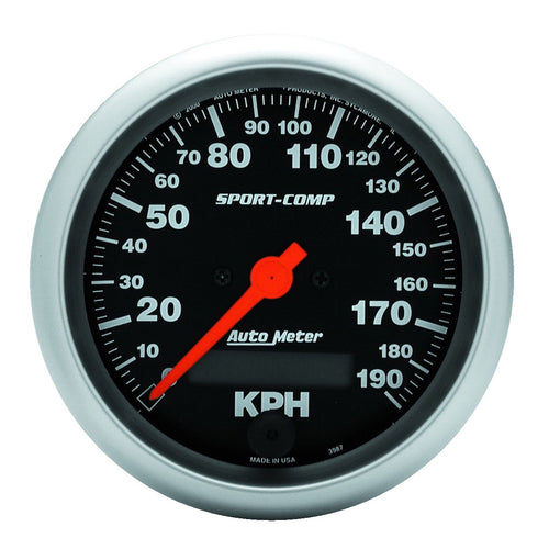 Sport-Comp Auto Meter 3987M Programmable Speedometer