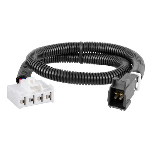 CURT Quick Plug 51333 Electric Trailer Brake Controller Wiring Harness, Fits Select Dodge Ram 1500, 2500, 3500, Dakota, Durango, Chrysler Aspen