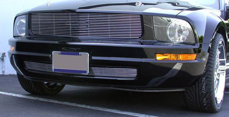 2005-2009 Mustang LX T-Rex Grilles Billet Grille, Polished, 1 Pc, Overlay - PN #20515