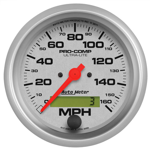 Auto Meter Ultra-Lite In-Dash Electric Speedometer 3.375 in. 4488