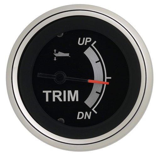 2" Sierra 67855P Trim Gauge Black