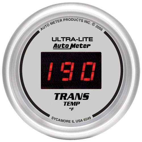 Ultra-Lite Auto Meter 6549 Digital Transmission Temperature Gauge