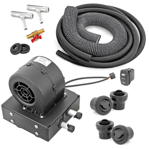 Yamaha Viking Rough Country Cab Heater - 16,000 BTU UTV Heater Kit with Fast Cabin Warm-Up & Defrost, Complete Install Kit, Factory-Like Fit