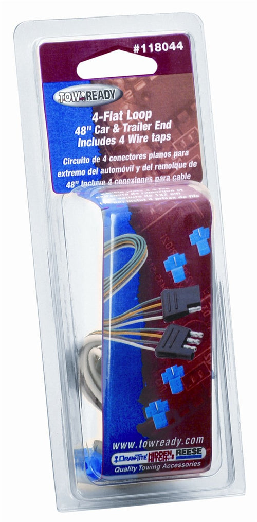 4-Flat Plug Loop Tow Ready 118044 48" Long