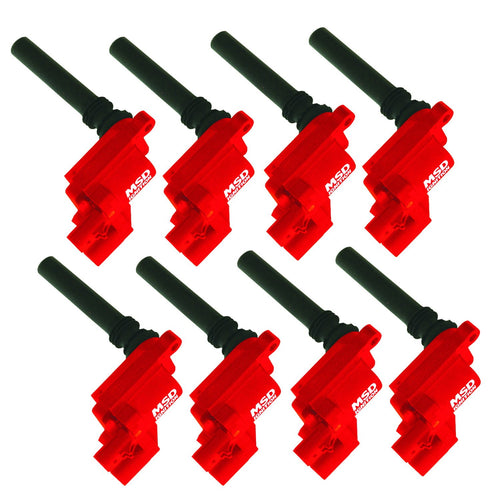 82568 MSD Ignition Coils Red, 8-Pack
