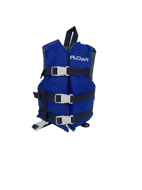 Multi Purpose Flowt 40201-2-CLD Life Vest, Type III PFD, Blue, Child, Vest fits 30 - 50 lbs.